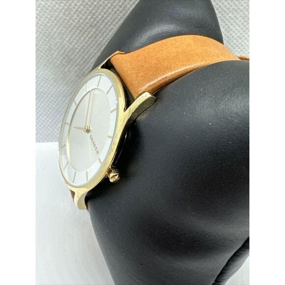 Skagen Holst SKW2344 Women\'s Brown Leather Analog Dial Quartz Wrist Watch AEA329 main image 10